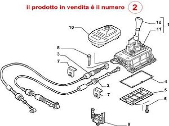 bontott FIAT STILO Váltó Bowden