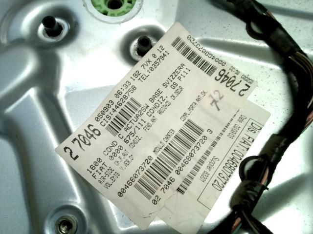 bontott FIAT STILO Bal első Ablakemelő Szerkezet (Elektromos)