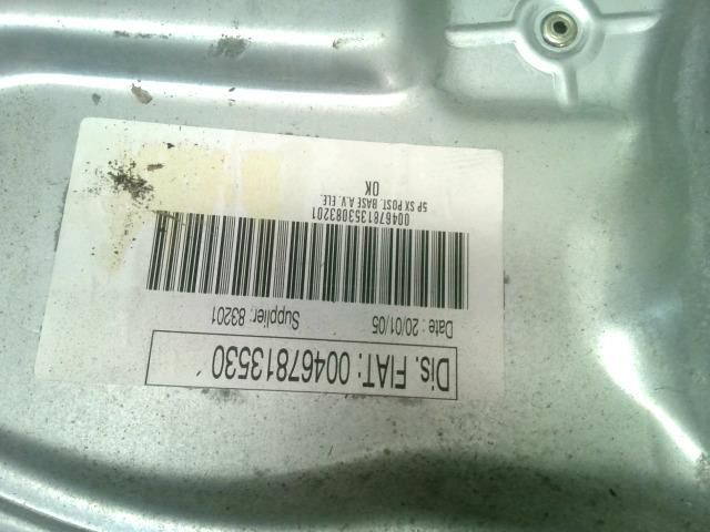 bontott FIAT STILO Bal hátsó Ablakemelő Szerkezet (Mechanikus)