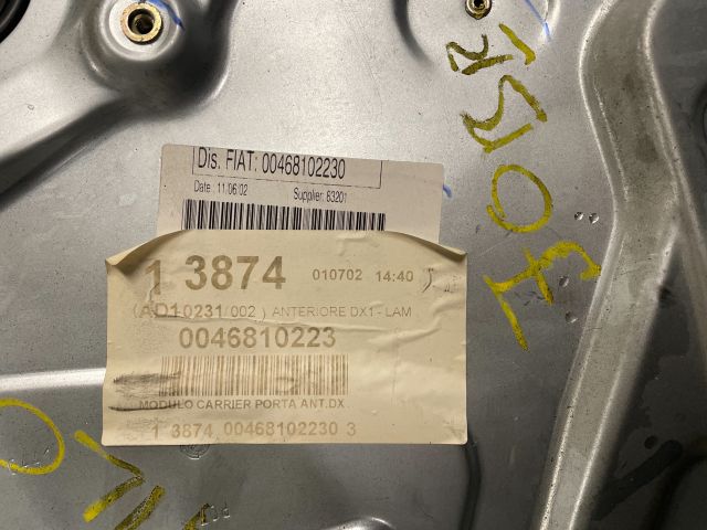 bontott FIAT STILO Jobb első Ablakemelő Szerkezet (Elektromos)