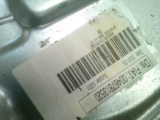 bontott FIAT STILO Jobb hátsó Ablakemelő Szerkezet (Mechanikus)