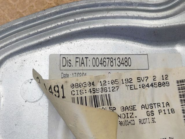 bontott FIAT STILO Jobb hátsó Ablakemelő Szerkezet (Mechanikus)