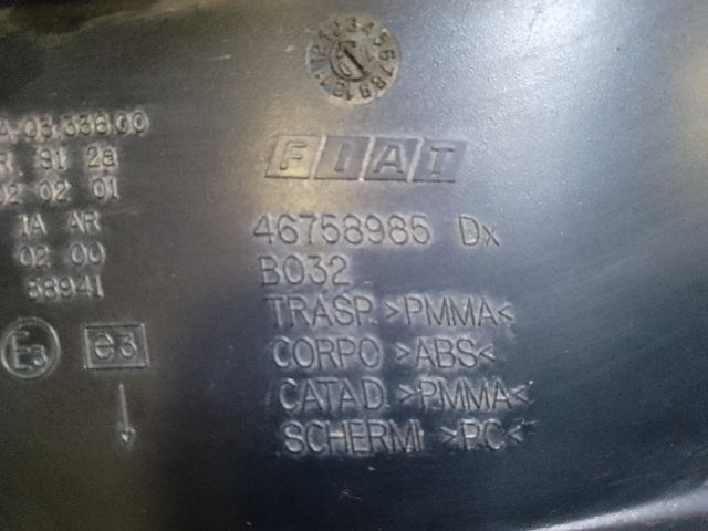 bontott FIAT STILO Jobb Külső Hátsó Lámpa