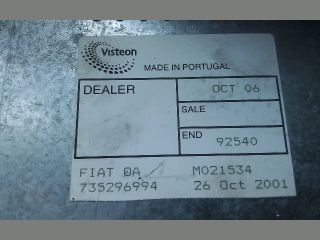 bontott FIAT STILO Rádió / CD