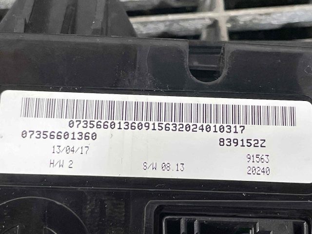 bontott FIAT TIPO Fűtéskapcsoló