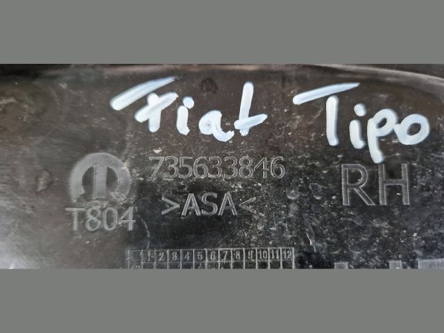 bontott FIAT TIPO Jobb Ködlámpa Rács