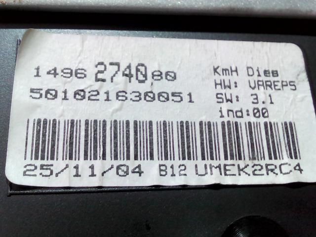 bontott FIAT ULYSSE Kilométeróra