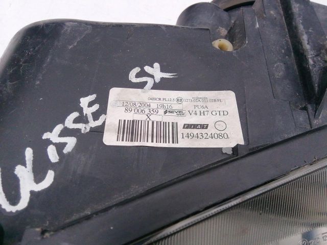 bontott FIAT ULYSSE Bal Fényszóró