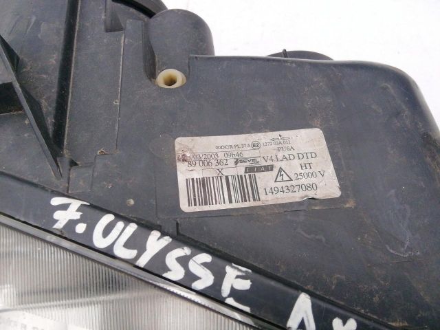 bontott FIAT ULYSSE Jobb Fényszóró