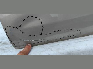 bontott FORD B-MAX Bal első Ajtó (Üres lemez)