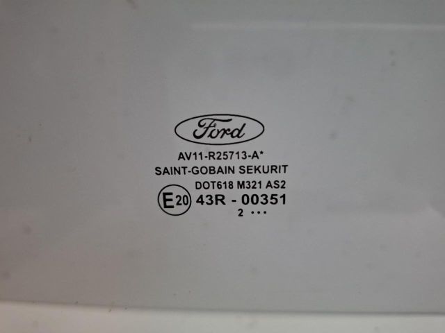 bontott FORD B-MAX Bal hátsó Ablak