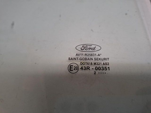 bontott FORD B-MAX Bal hátsó Fixüveg (Ajtóban)