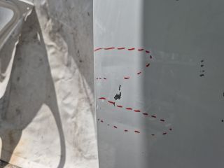 bontott FORD B-MAX Jobb első Ajtó (Üres lemez)