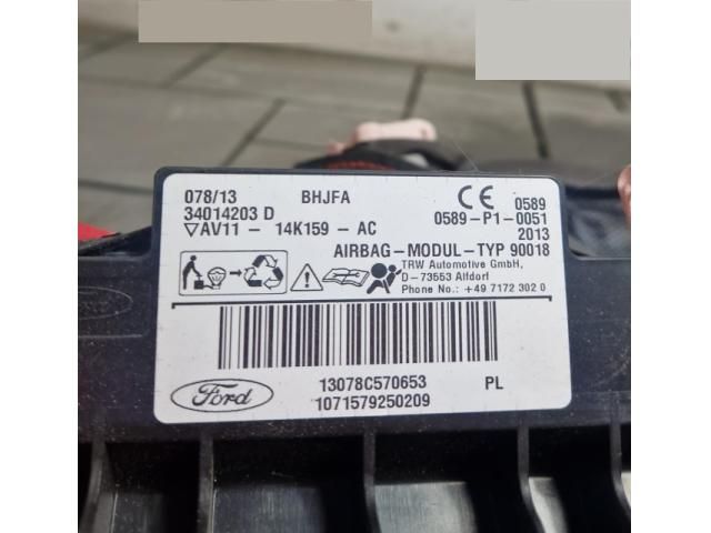 bontott FORD B-MAX Jobb Fejlégzsák