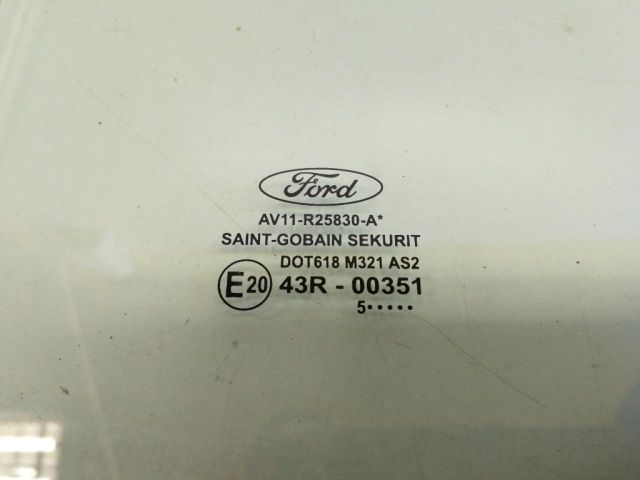 bontott FORD B-MAX Jobb hátsó Fixüveg (Ajtóban)