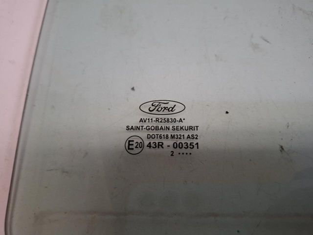 bontott FORD B-MAX Jobb hátsó Fixüveg (Ajtóban)