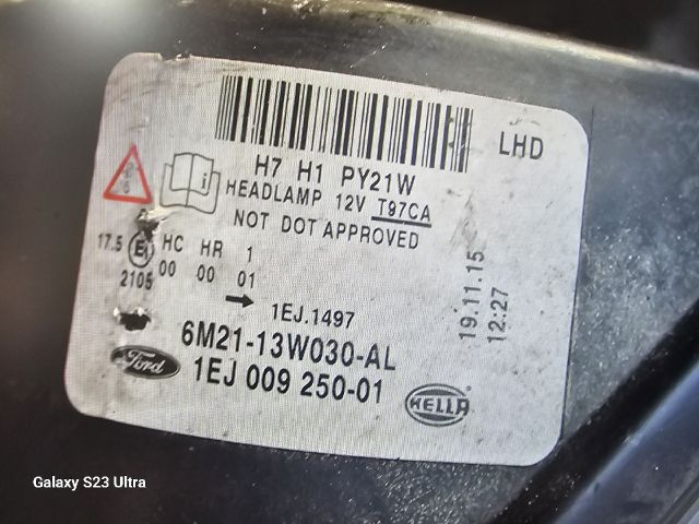 bontott FORD C-MAX II Bal Fényszóró