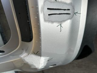 bontott FORD C-MAX II Hátsó Lökhárító (Üresen)