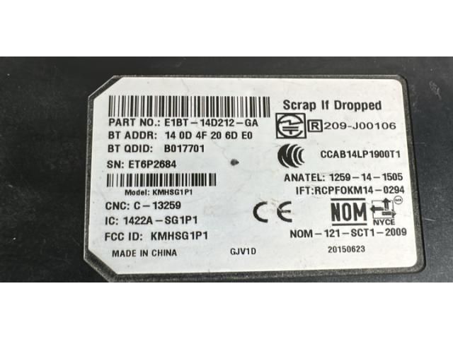 bontott FORD ECOSPORT Bluetooth Elektronika