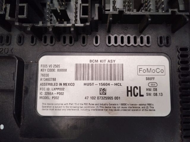 bontott FORD ECOSPORT Komfort Elektronika