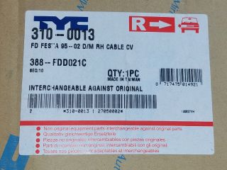 bontott FORD FIESTA IV Jobb Visszapillantó Tükör (Mechanikus)