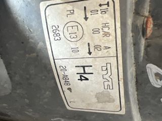 bontott FORD FIESTA V Bal Fényszóró