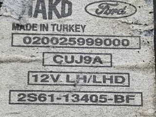 bontott FORD FIESTA V Bal Hátsó Lámpa