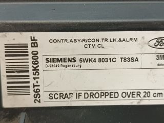 bontott FORD FIESTA V Biztosítéktábla Utastér