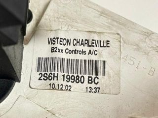 bontott FORD FIESTA V Fűtéskapcsoló