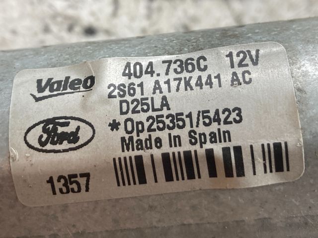 bontott FORD FIESTA V Hátsó Ablaktörlő Motor