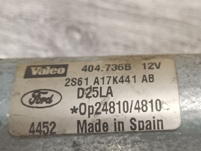 bontott FORD FIESTA V Hátsó Ablaktörlő Motor