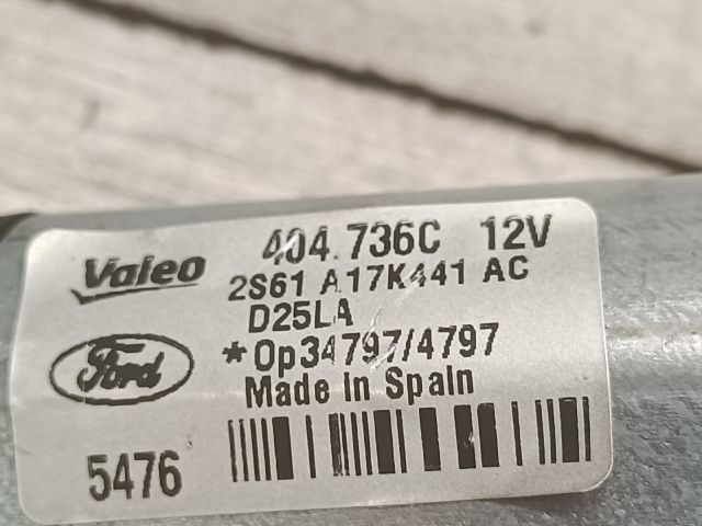 bontott FORD FIESTA V Hátsó Ablaktörlő Motor