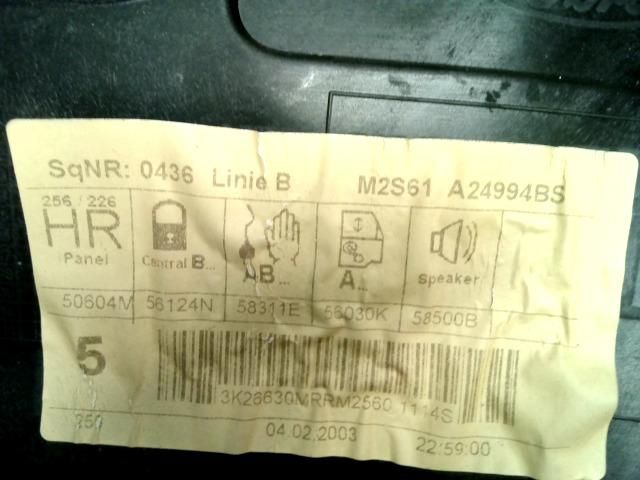 bontott FORD FIESTA V Jobb hátsó Ablakemelő Szerkezet (Mechanikus)