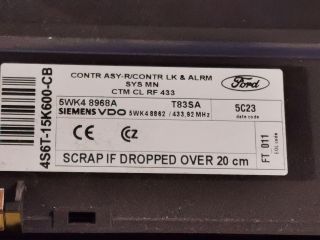 bontott FORD FIESTA V Komfort Elektronika