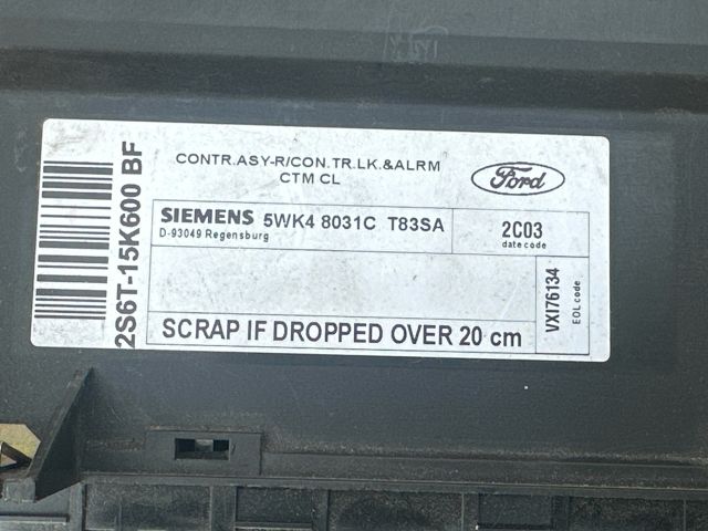 bontott FORD FIESTA V Komfort Elektronika