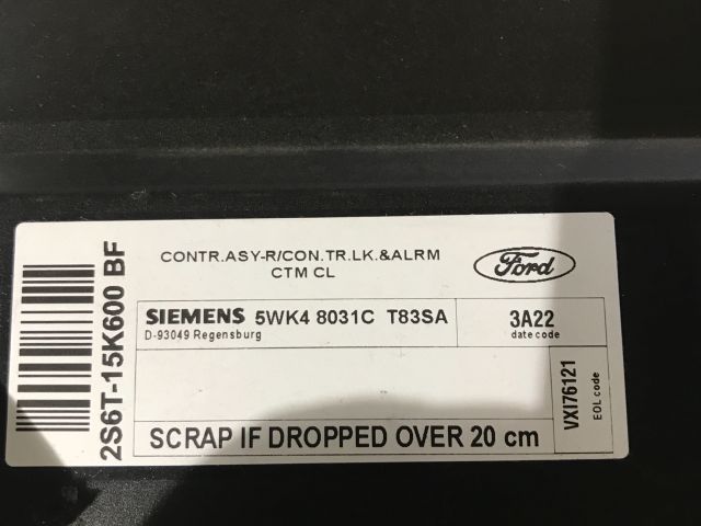 bontott FORD FIESTA V Komfort Elektronika