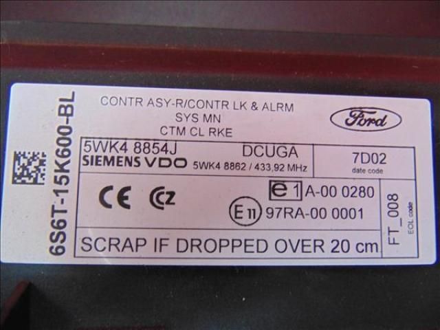 bontott FORD FIESTA V Komfort Elektronika