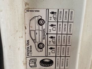 bontott FORD FIESTA VAN Jobb első Ajtó (Üres lemez)