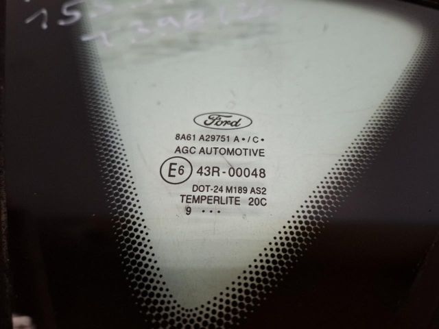 bontott FORD FIESTA VI Bal C Oszlop Oldalablak Üveg