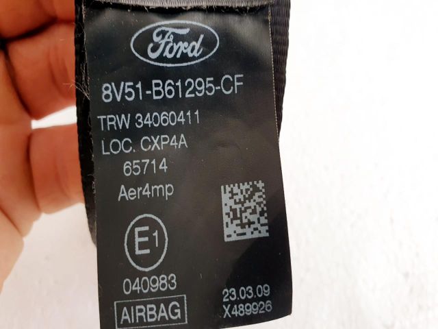 bontott FORD FIESTA VI Bal első Övfeszítő