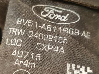 bontott FORD FIESTA VI Bal hátsó Biztonsági Öv