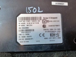 bontott FORD FIESTA VI Bluetooth Elektronika