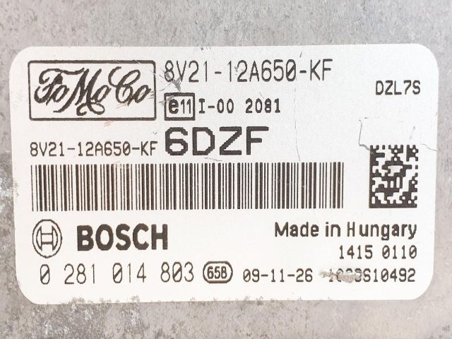 bontott FORD FIESTA VI Motorvezérlő