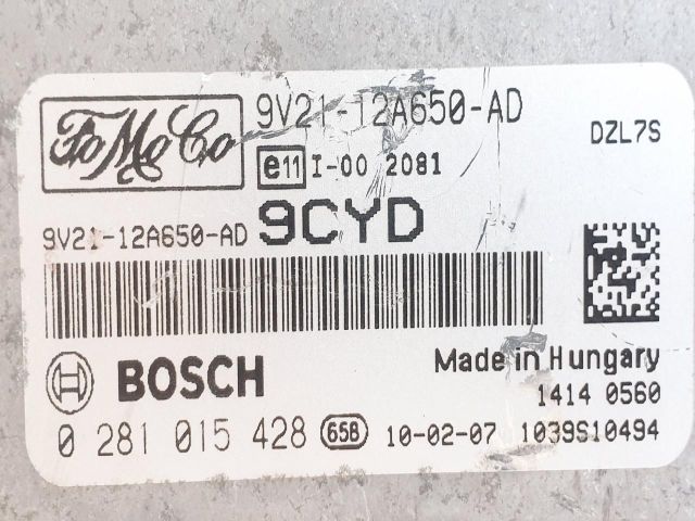 bontott FORD FIESTA VI Motorvezérlő