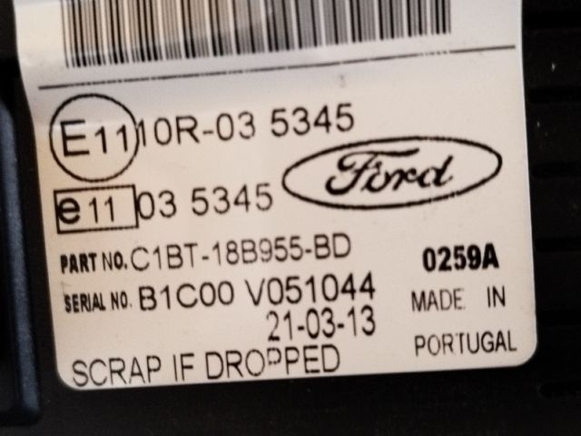 bontott FORD FIESTA VI Multifunkciós Kijelző