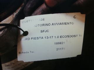 bontott FORD FIESTA VII Önindító