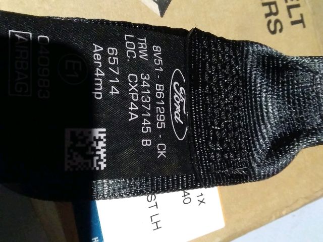 bontott FORD FIESTA VII Bal első Biztonsági Öv