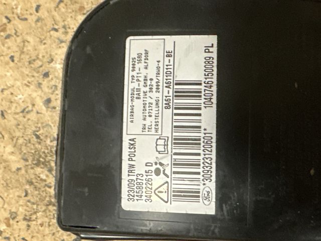 bontott FORD FIESTA VII Bal Függönylégzsák és Oldallégzsák