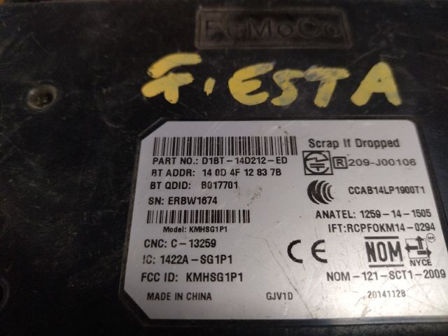 bontott FORD FIESTA VII Bluetooth Elektronika