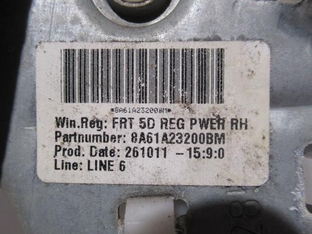 bontott FORD FIESTA VII Jobb első Ablakemelő Szerkezet (Elektromos)